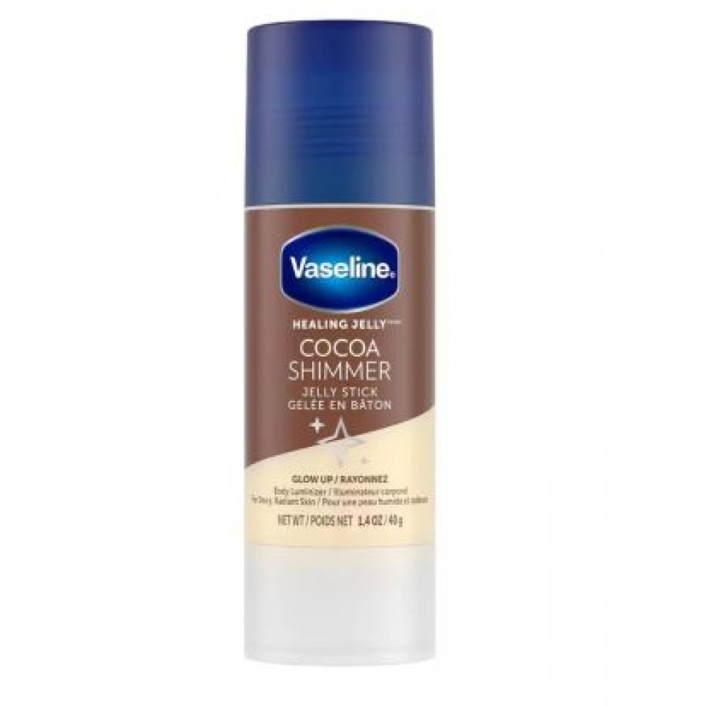 فازلين كاكاو شيمر جيلي ستيك بزبدة الكاكاو – لمعان 40جم