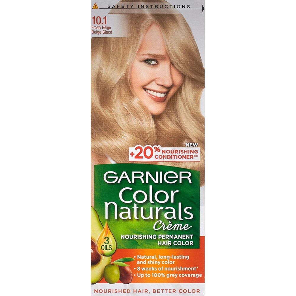 صبغة شعر غارنييه 10.1 أشقر بيج رمادي