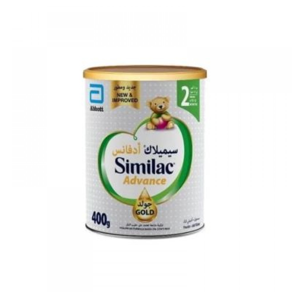 سيميلاك ادفانس حليب الاطفال رقم 2 / 400 غ / من عمر 6 - 12 شهر