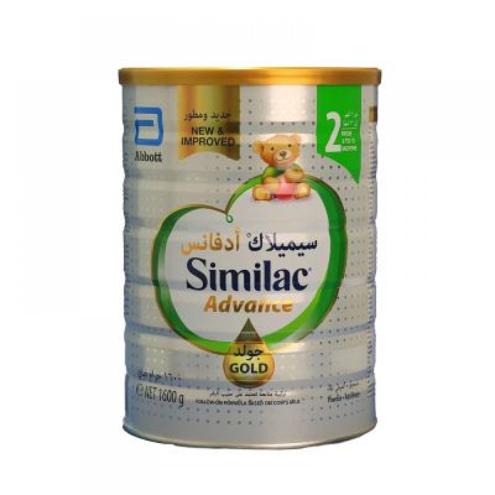 سيميلاك ادفانس حليب الاطفال رقم 2 / 1600 جم / من عمر 6 - 12 شهر