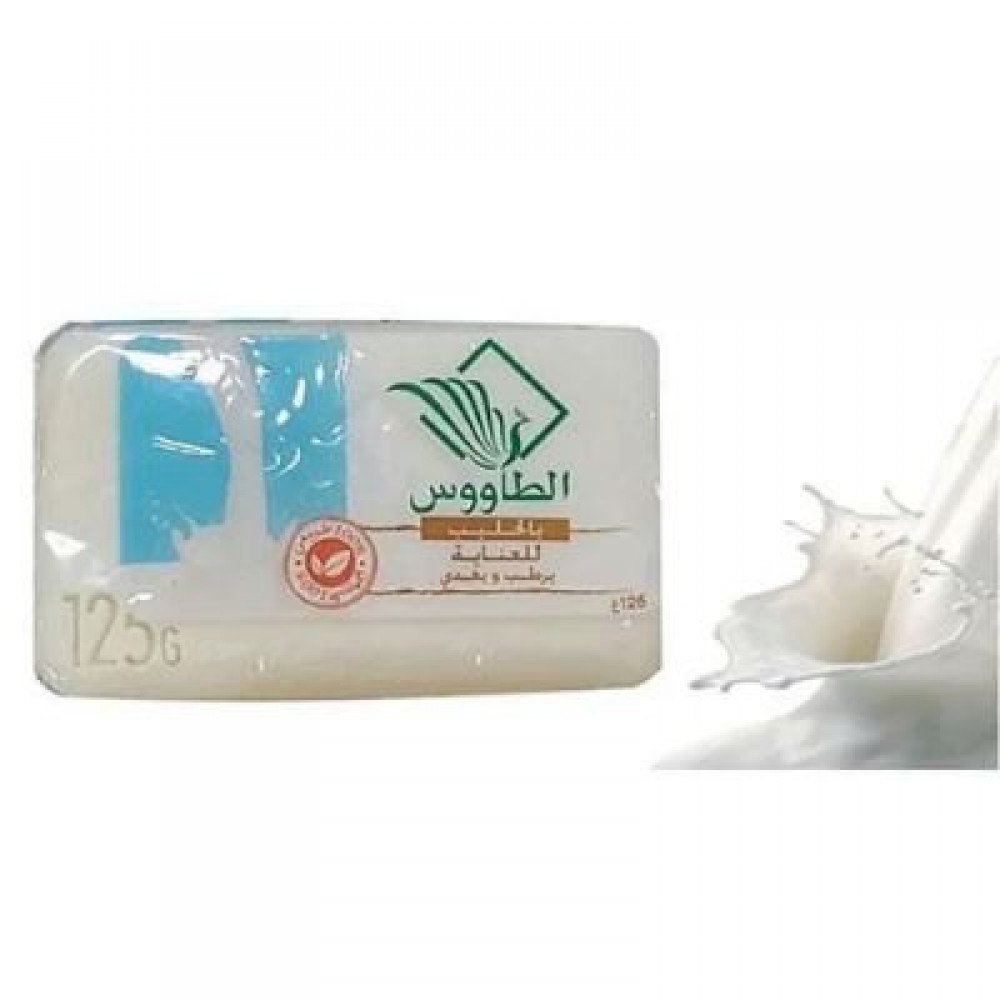 الطاووس صابون مرطب بالحليب 125 جم - ذكير