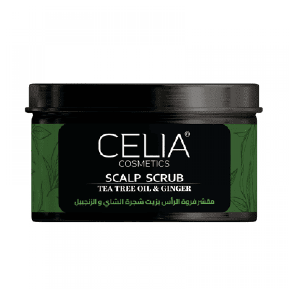 مقشر فروه الراس بزيت شجره الشاي والزنجبيل سيليا 300جم