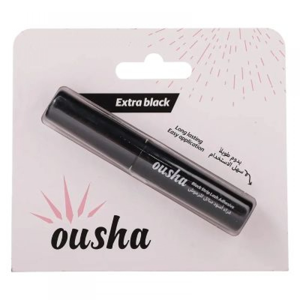 اوشا صمغ الرموش بالفرشاة أسود