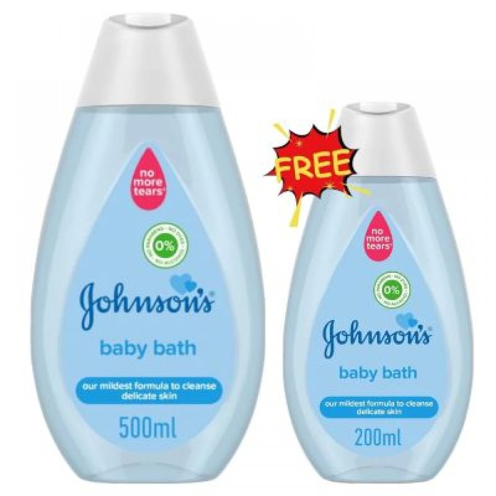 جونسون سائل إستحمام للأطفال 500 مل + 200 مل مجانا 
