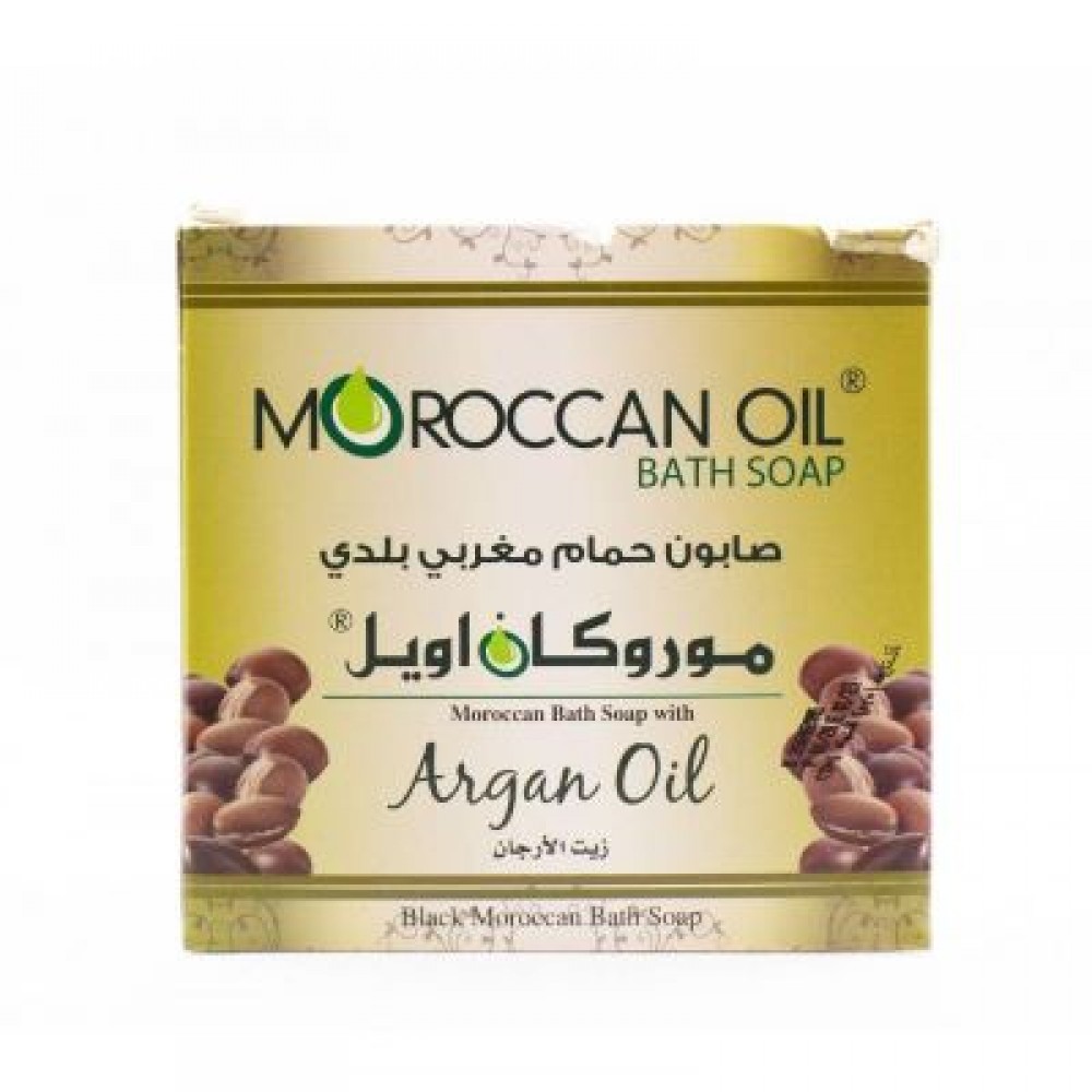 موركان أويل صابون حمام مغربي + ليفة خلاصة زيت الأرجان