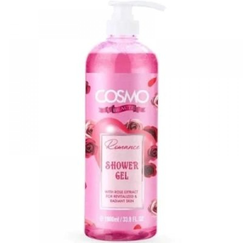 جل استحمام رومانس بخلاصة الورد من كوزمو ، 1000 مل