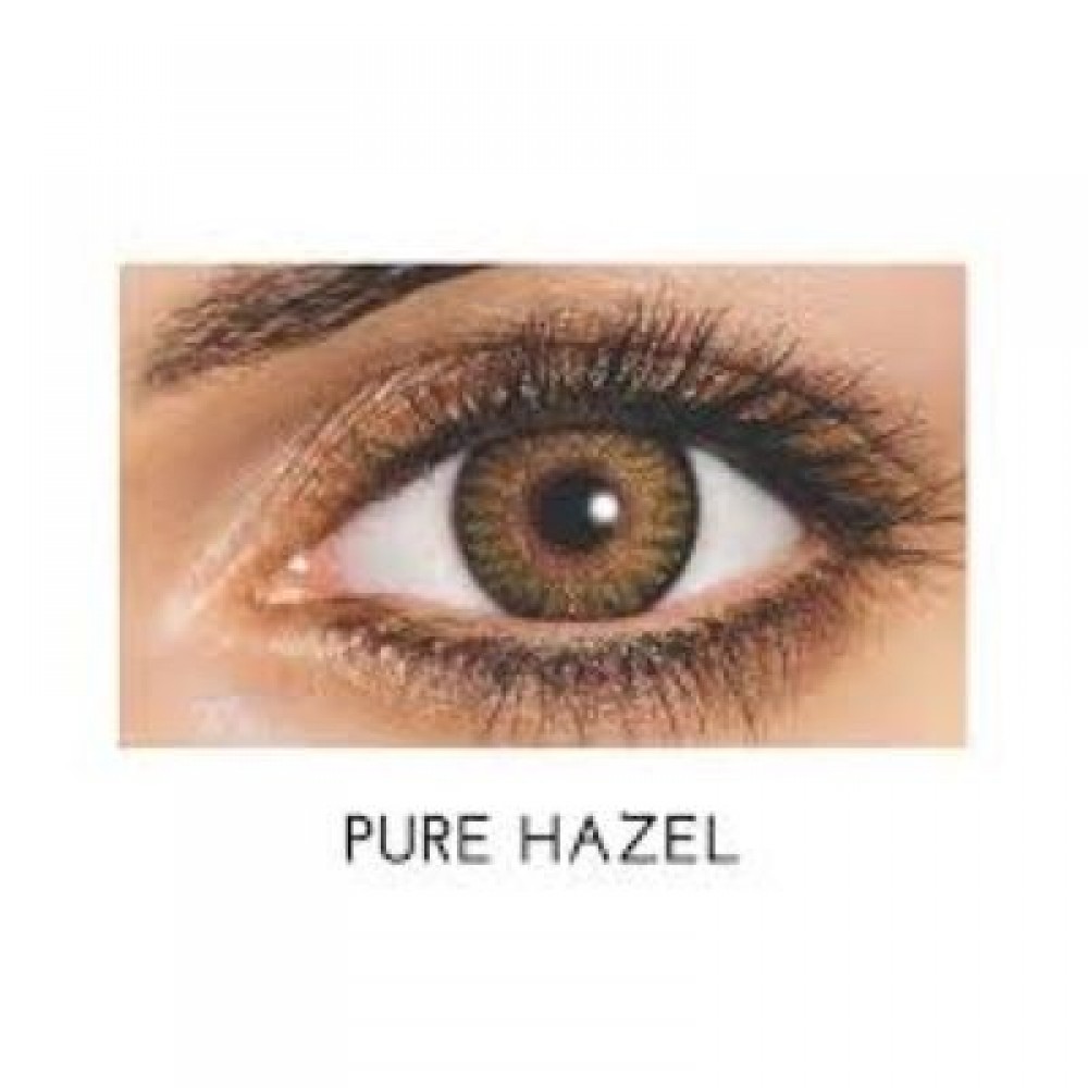 فريش لوك عدسات لاصقة يومية بلون بندقي نقي تجميلية 5 أزواج