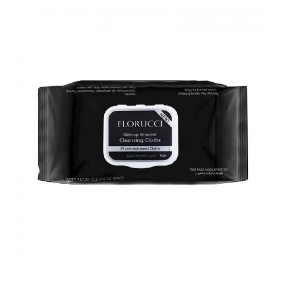 مناديل مبللة لإزالة المكياج من فلورتشي 25 منديل - FC-006