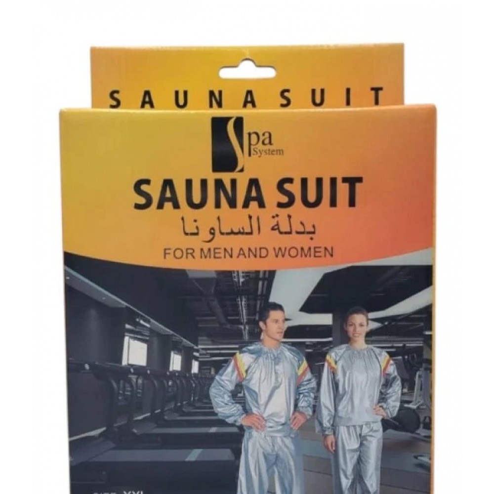 بدلة ساونا للتخسيس وإذابة الدهون من سبا سيستم - مقاس XL