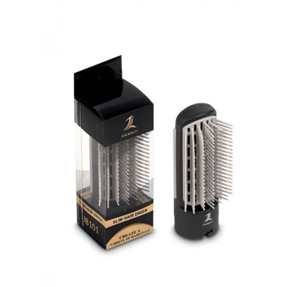 فرشاة مجفف شعر قوية مزودة بشعيرات، مصممة لتجفيف الشعر وتصفيفه بكفاءة ودقة وعناية