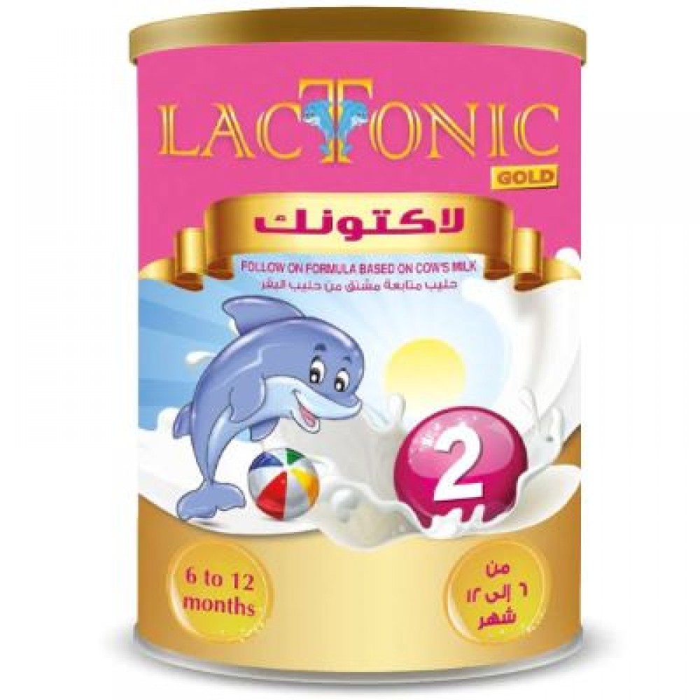 حليب لاكتونك جولد رقم 2 800 جم