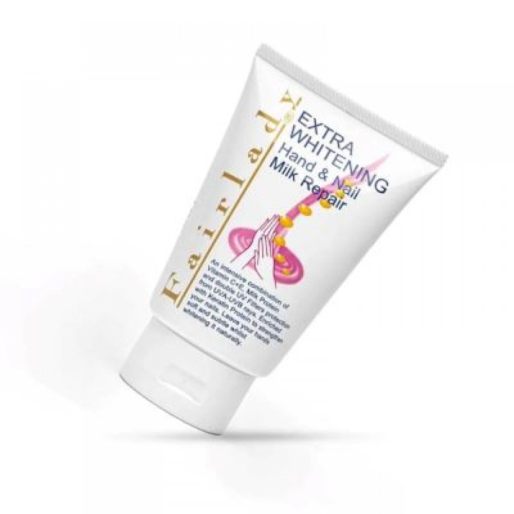 كريم العنايه اليوميه لليدين والاظافر بالحليب من فير ليدي - 100 مل