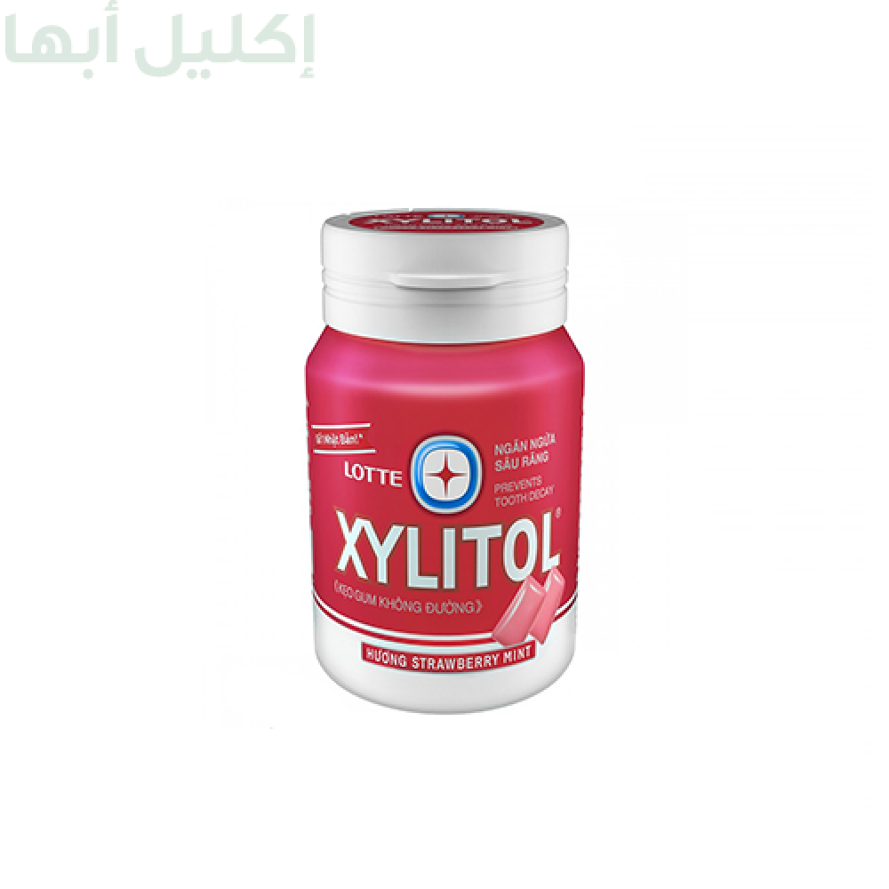 علكة لوت زليتول ببنكهة الفرولة والنعناع 58 جم