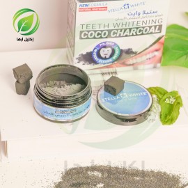 بودرة الفحم المنشط لتبييض الاسنان من ستيلا وايت -40 جم