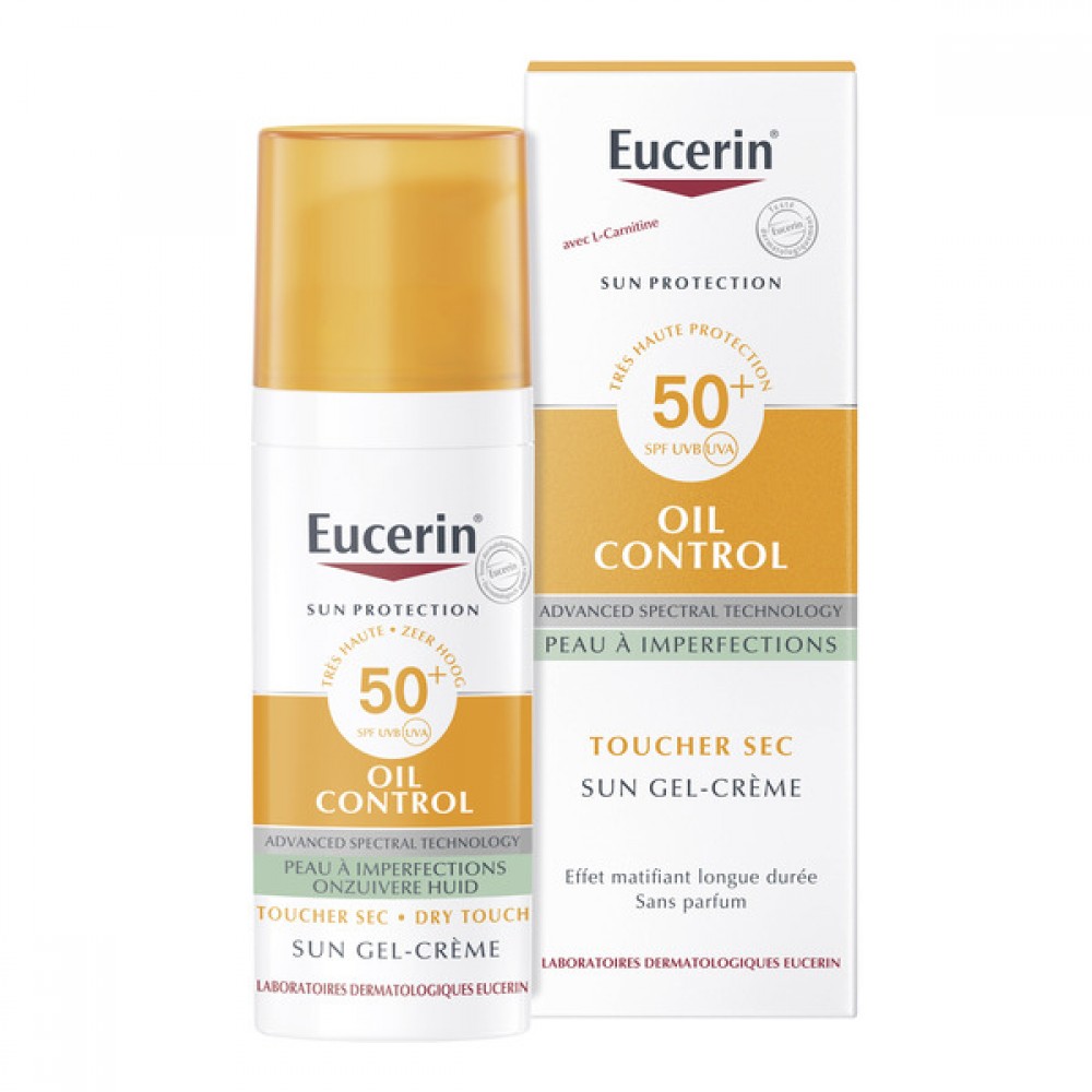 جل واقي  شمس للبشرة الدهنية (SPF 50) من يوسيرين