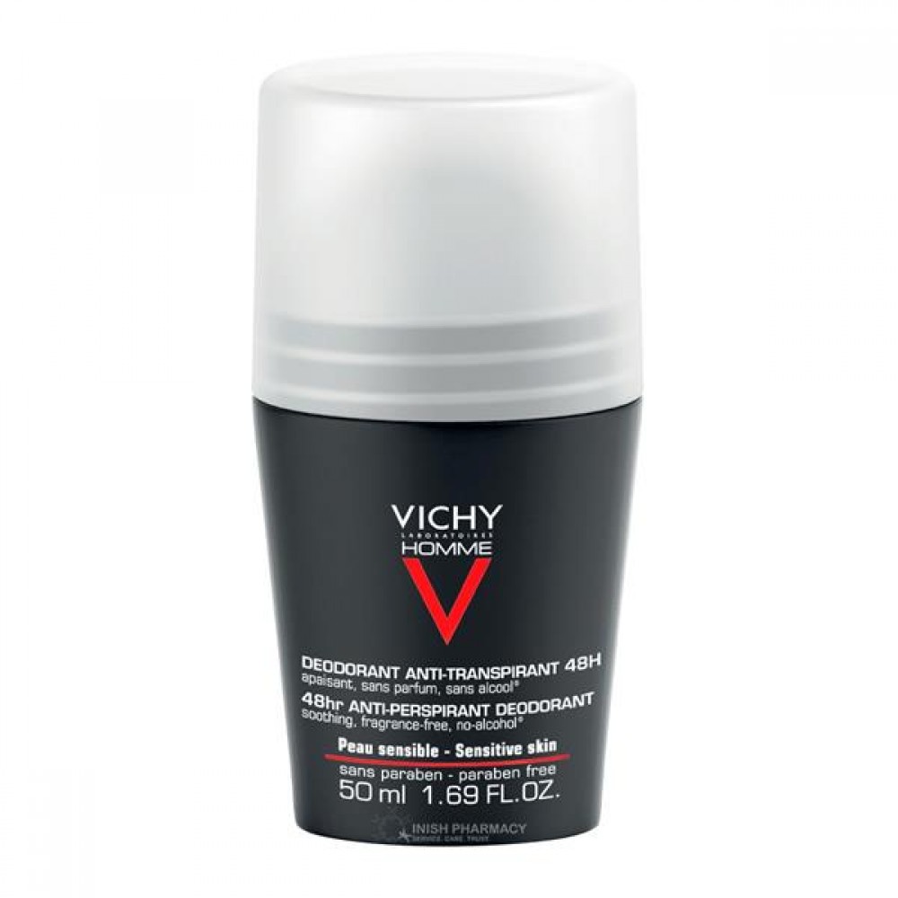 مزيل عرق رول للبشرة الحساسة 48 ساعة للرجال من فيتشي- 50مل