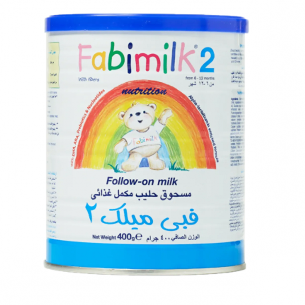 حليب اطفال فبي ميلك 2  مشتق من حليب الابقار من 6 الى12شهر 900جم
