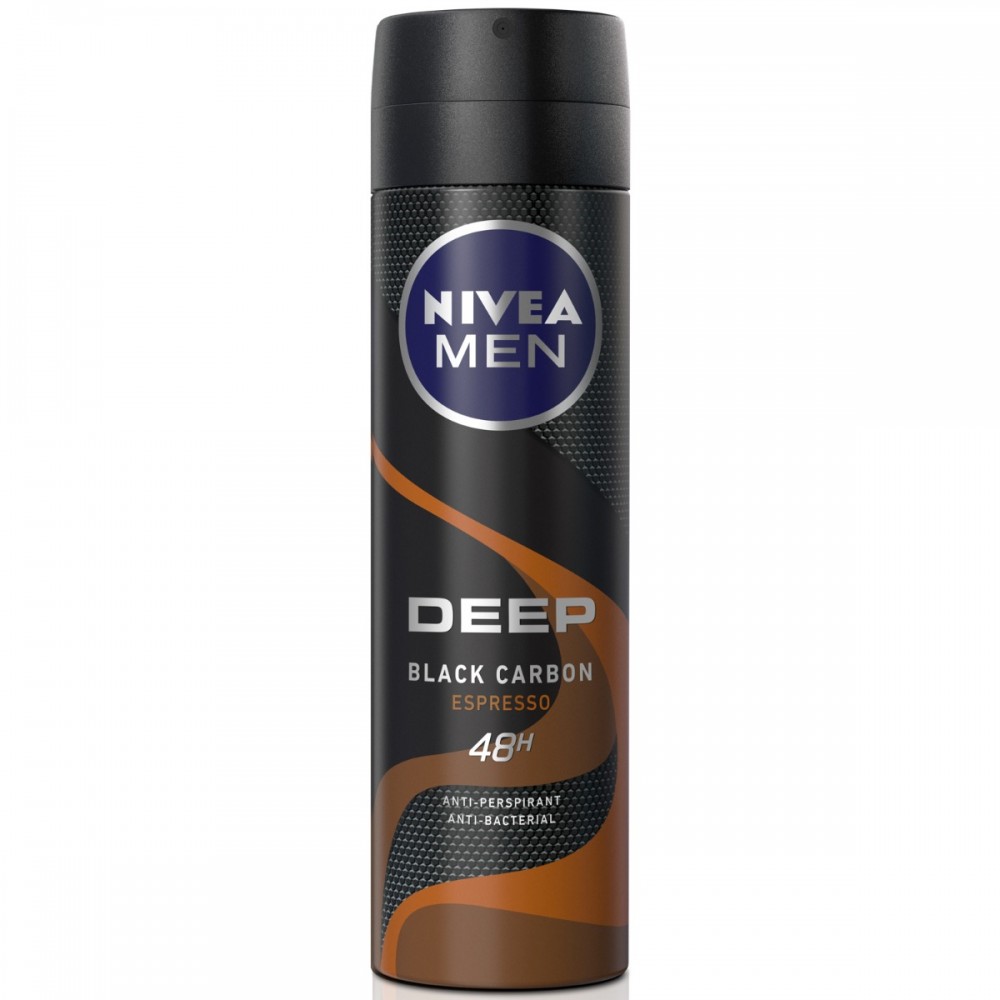 نيفيا بخاخ مزيل عرق ديب بلاك كربون رجالي 150 مل