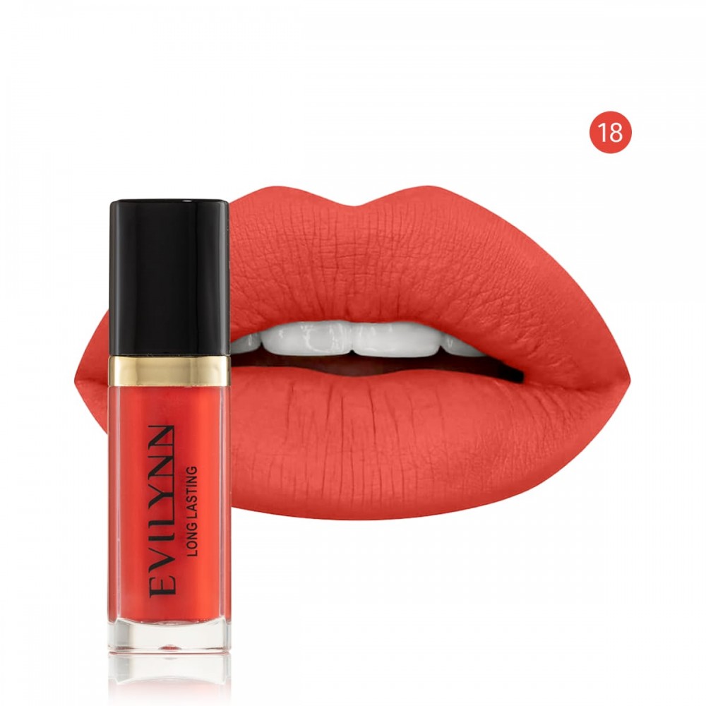 احمر شفاه سائل من  ايفيلين رقم (18)