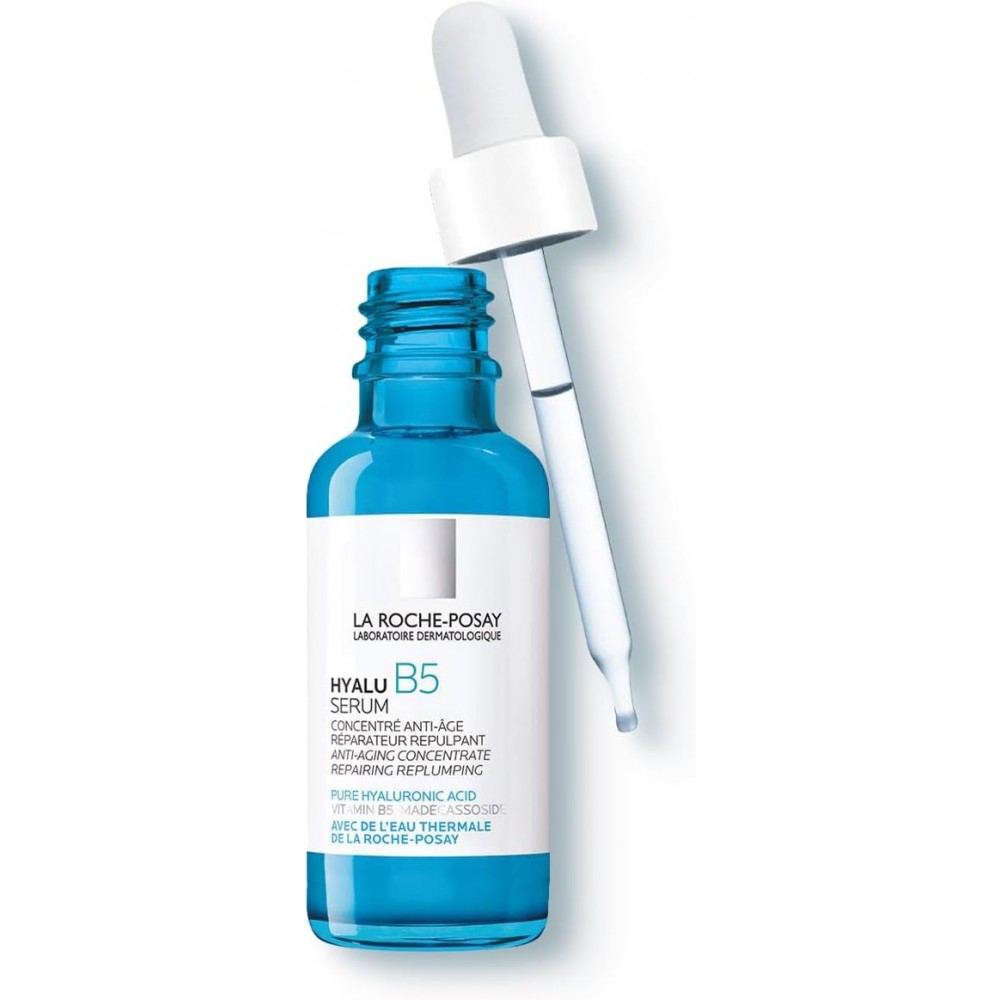 سيروم  حمض الهيالورونك النقي للوجه  هيالو بي 5، مع فيتامين بي 5. من لاروش بوساي 30مل