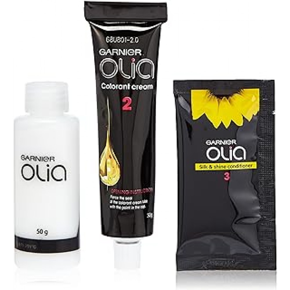 صبغة شعر كولور ناتشرلز كريم بدون امونيا ( لون اسود 2.0 من جارنير- 112 مل