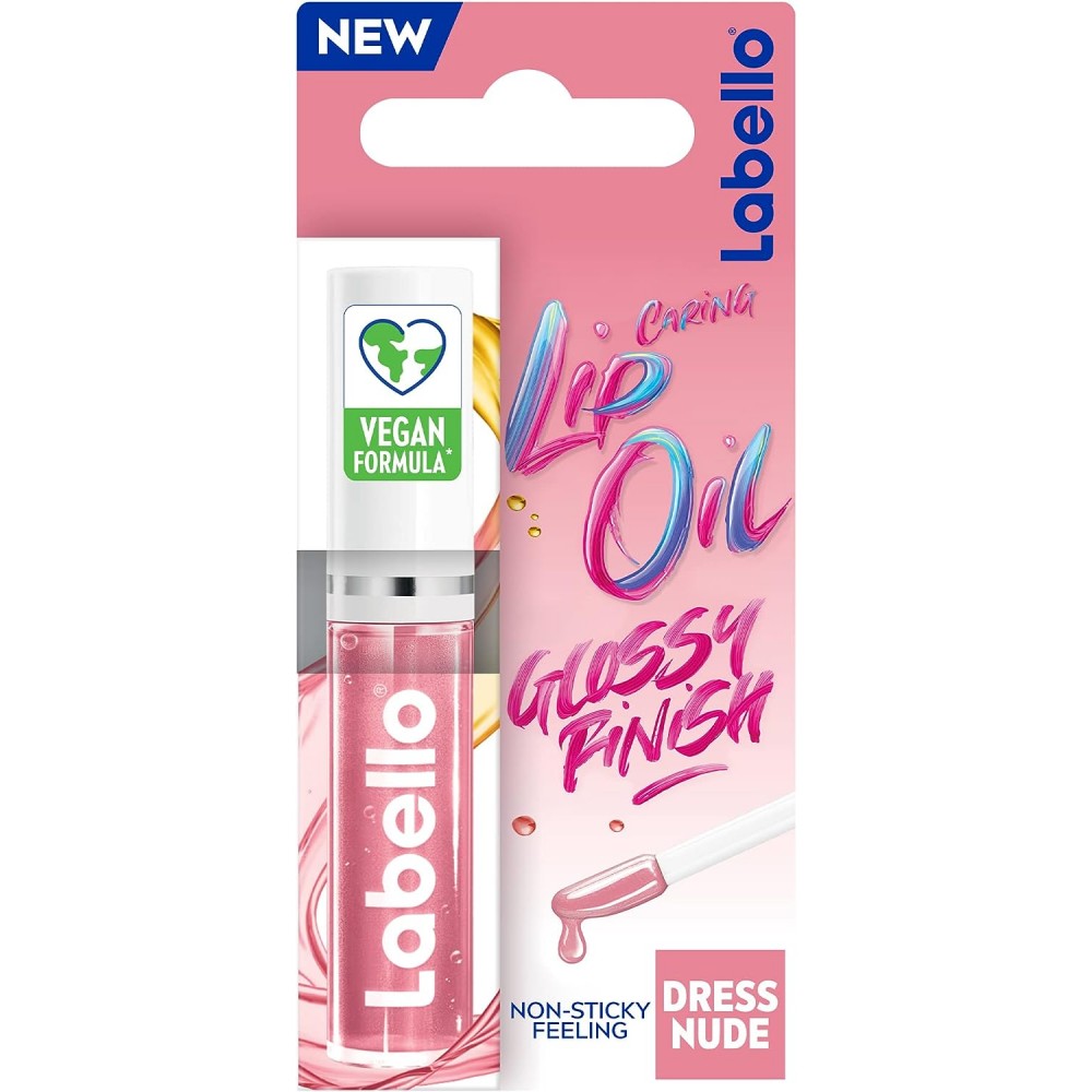 زيت لترطيب الشفاه والعناية بها، لون دريس بيج نود، بسعة 5.5 مل من لابيلو