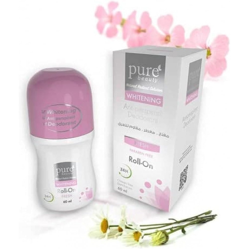 مزيل عرق المفتح فريش من بيور بيوتي 60 مل