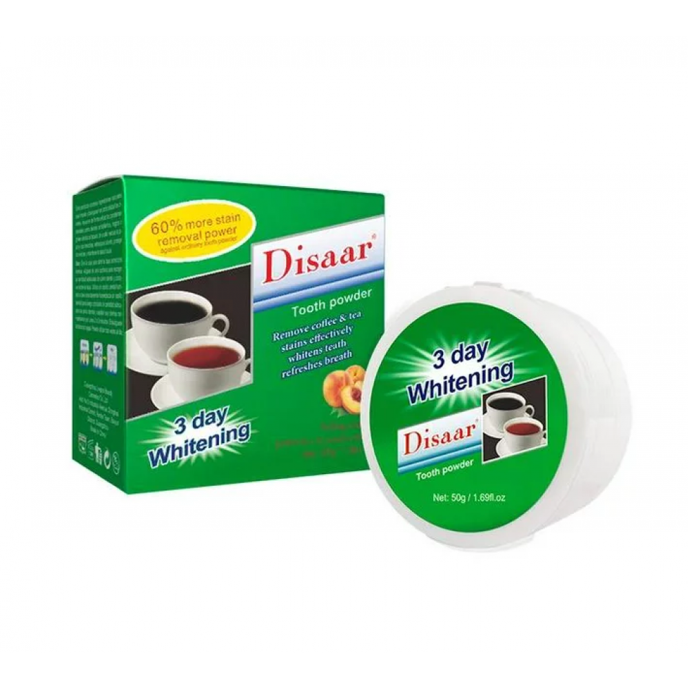 بودرة أسنان لإزلة اثار الشاي والقهوة 50جم