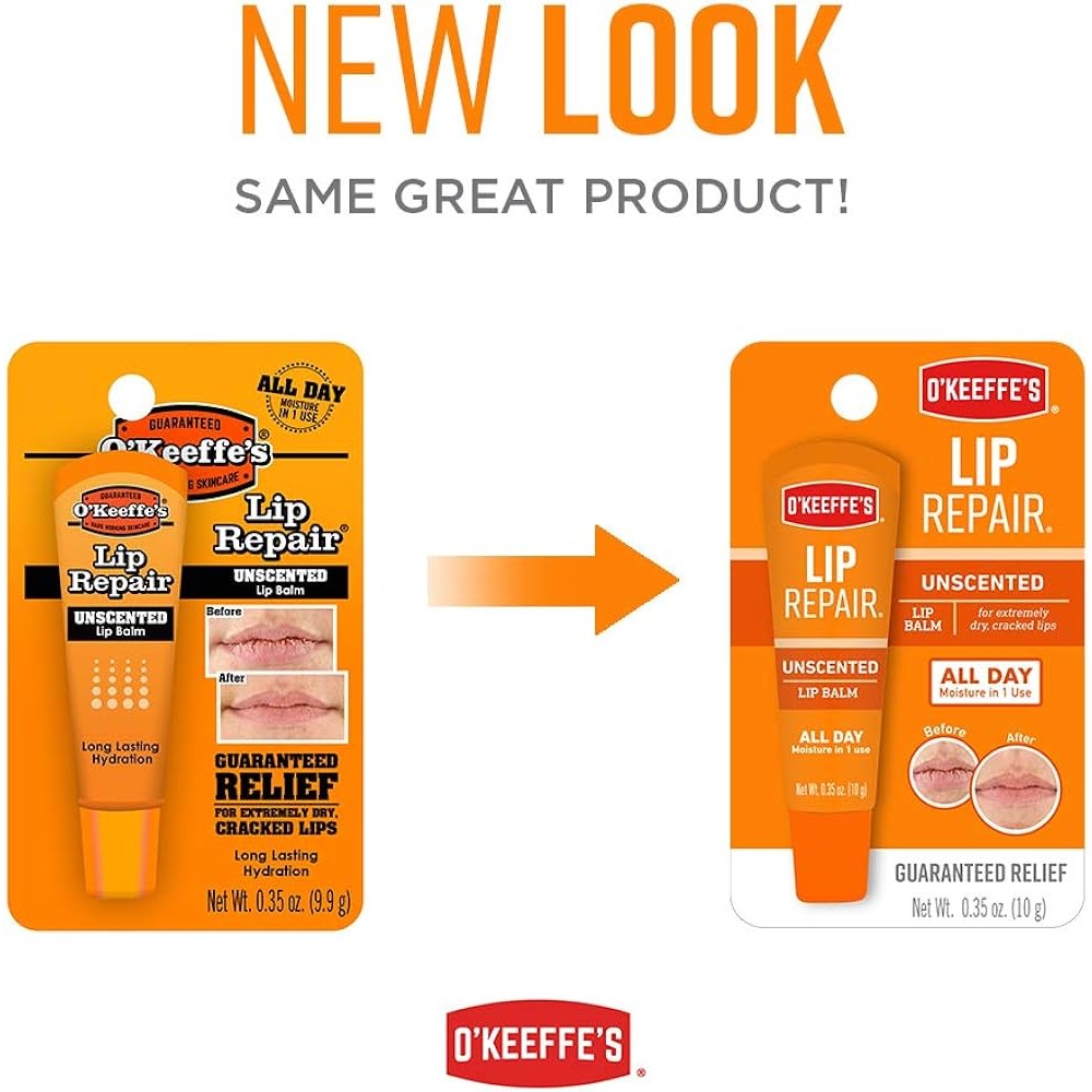 بلسم الترطيب للشفاه  بدون عطرمن اوكيفس - 4.2 جم