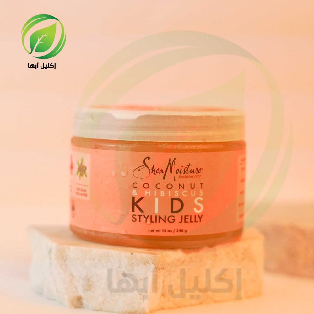 جل تصفيف الشعر للاطفال بجوز الهند والكركديه من شيا مويستشر، 12 اونصة (340 غرام)