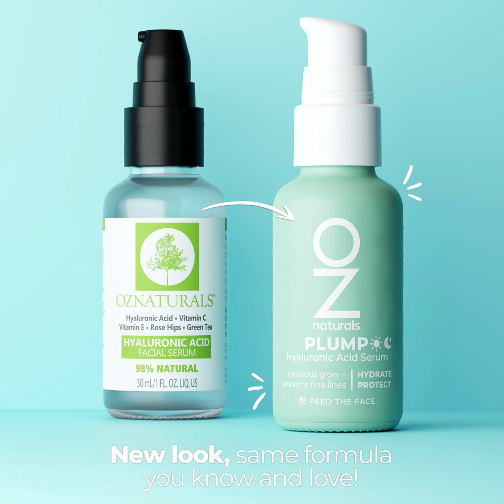 سيروم حمض الهيالورونيك من او زي ناتشورالز  الشكل الجديد 30 مل