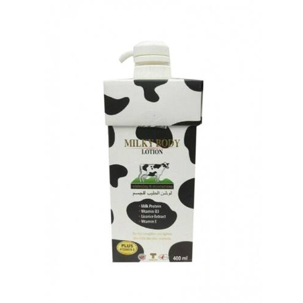 لوشن الحليب للجسم للترطيب والتفتيح من يوكو 400مل