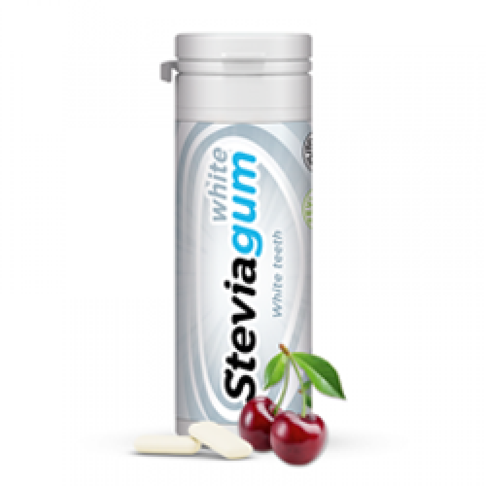 علكه ستيفيا خالي من السكر بنكهه الكرز والبرقوق الطبيعي 30 جم