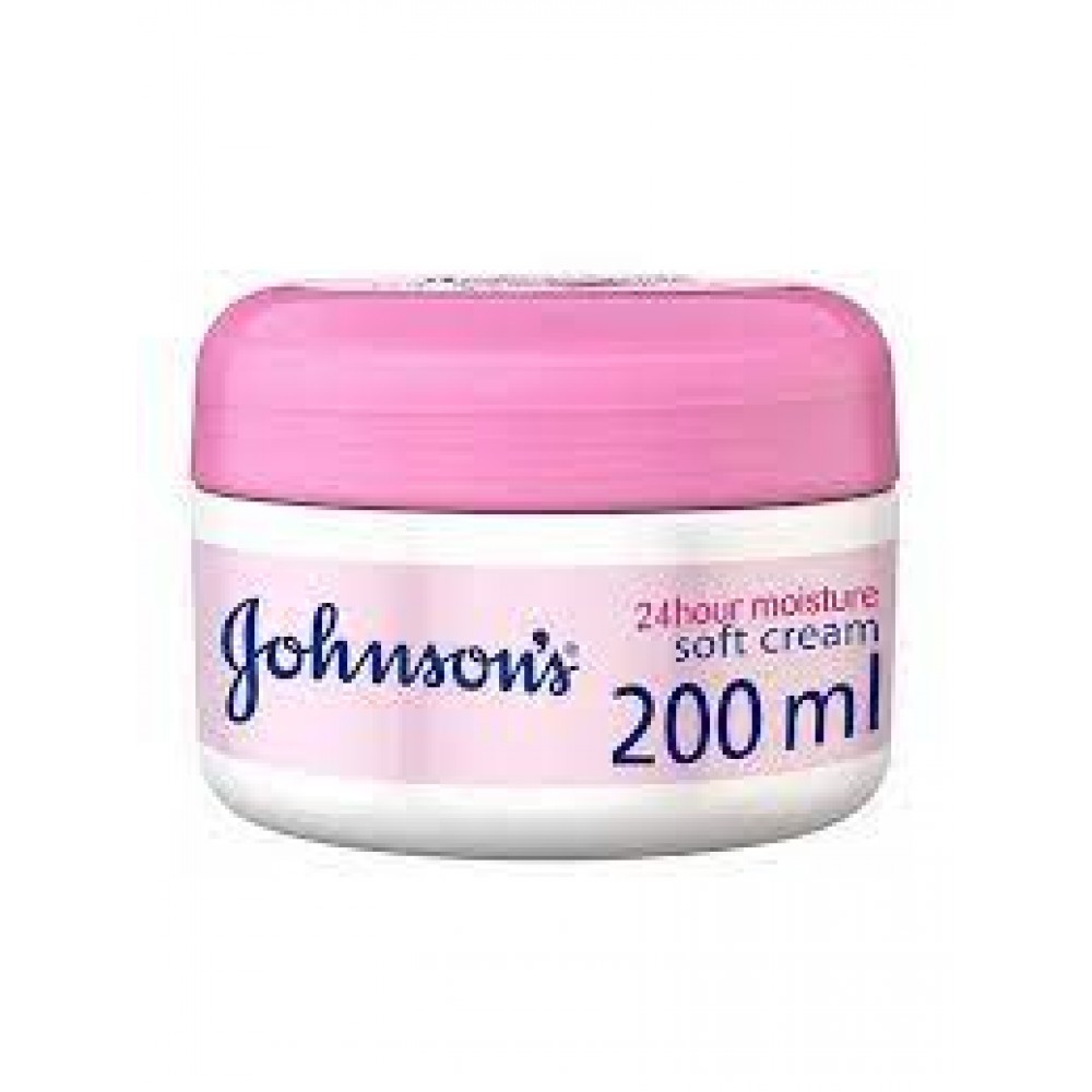 كريم مرطب ناعم يدوم 24 ساعة من جونسون 100مل