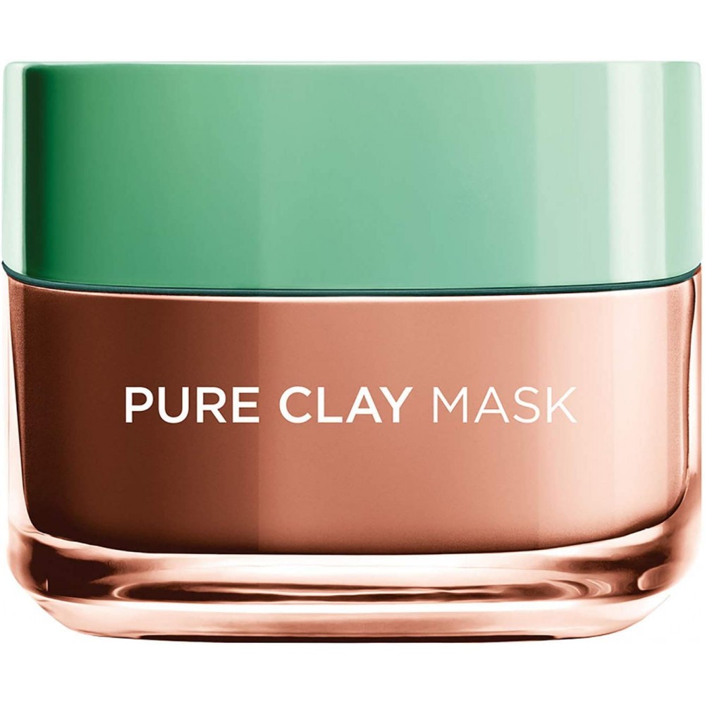 قناع الطين النقي الاحمر من لوريال باريس - 50 مل