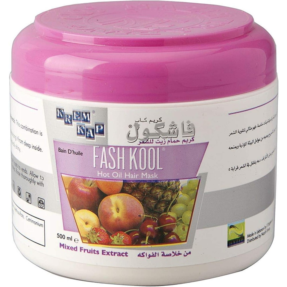 ماسك كريم حمام الزيت بخلاصة الفواكه  من فاشكول  500 مل 