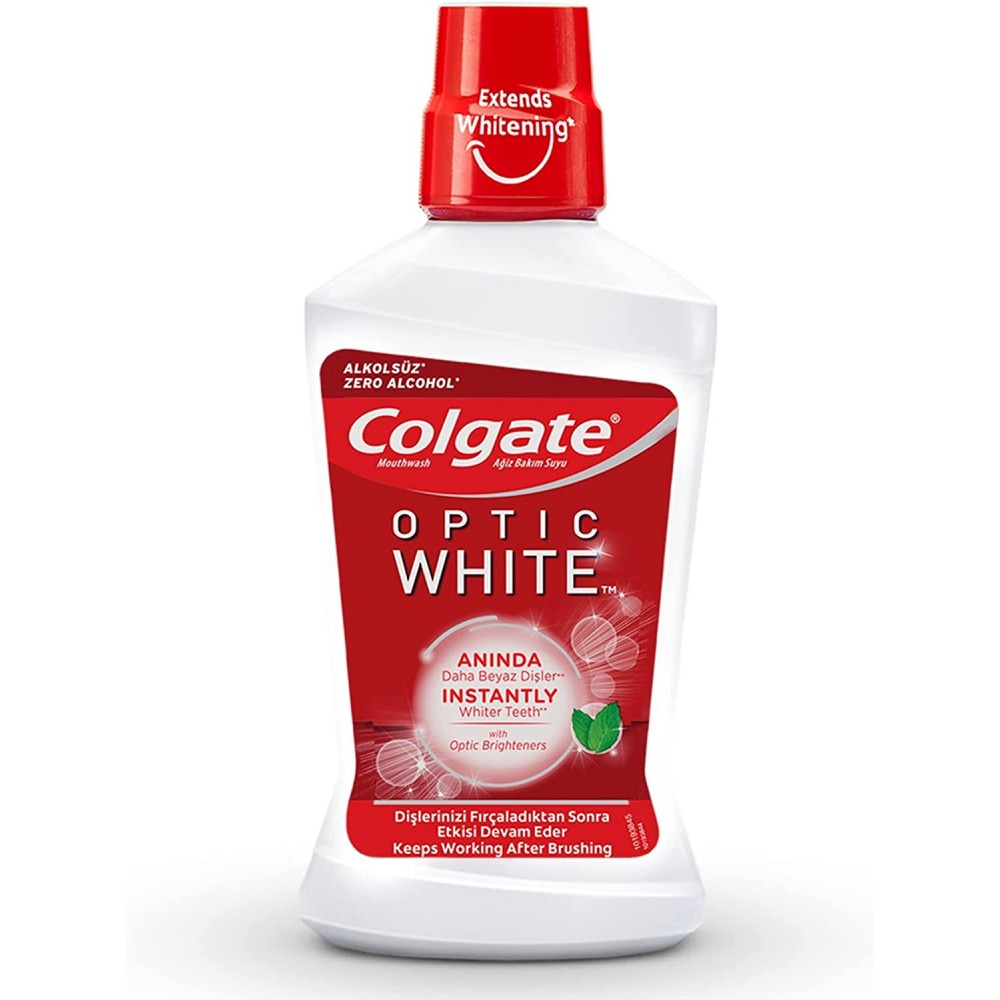 غسول الفم اوبتيك وايت من كولجيت - 500 مل