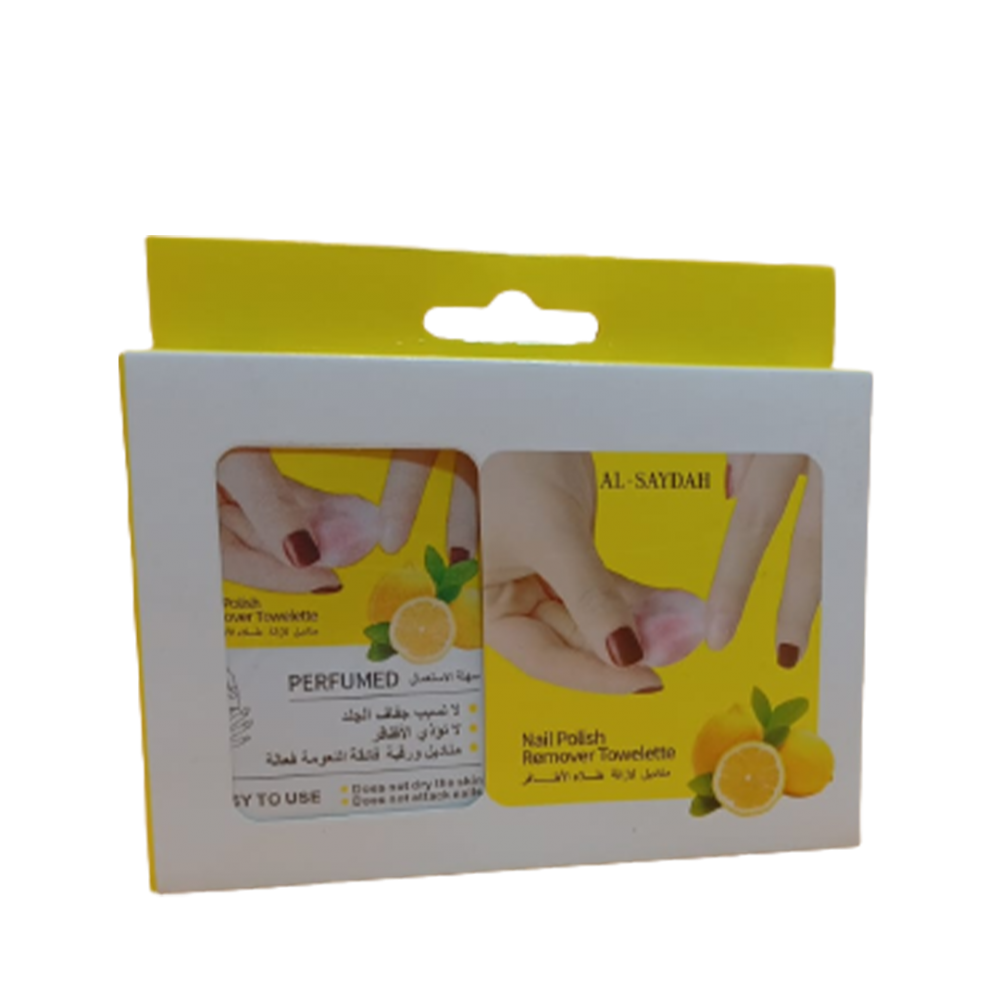 مناديل لإزالة طلاء الاظافر